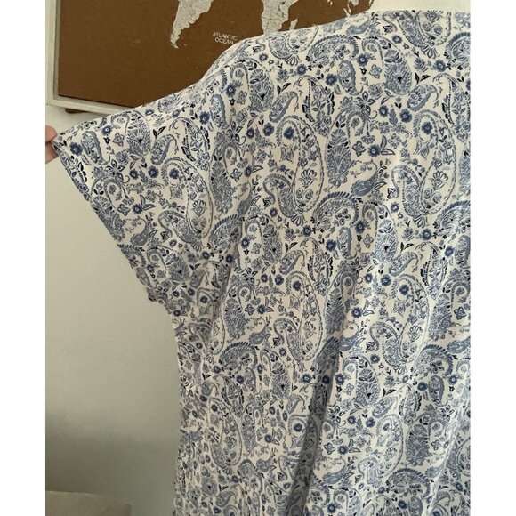 J. Jill Size Large Tunic Top Boho Hippie Festival NEW casual tassels embroidered - Picture 9 of 11